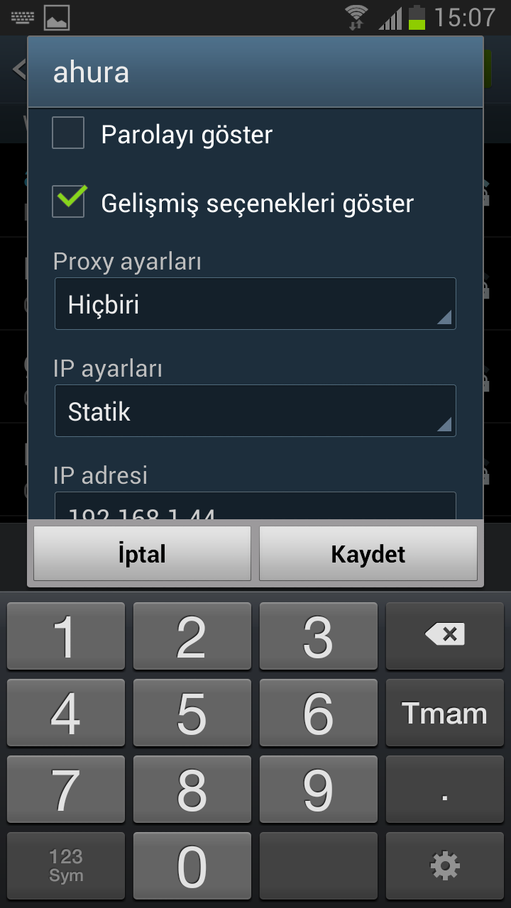 DNS settings for a wifi connection - Samsung Galaxy S3 | Android Forums samsung galaxy s3 dns ayarlari